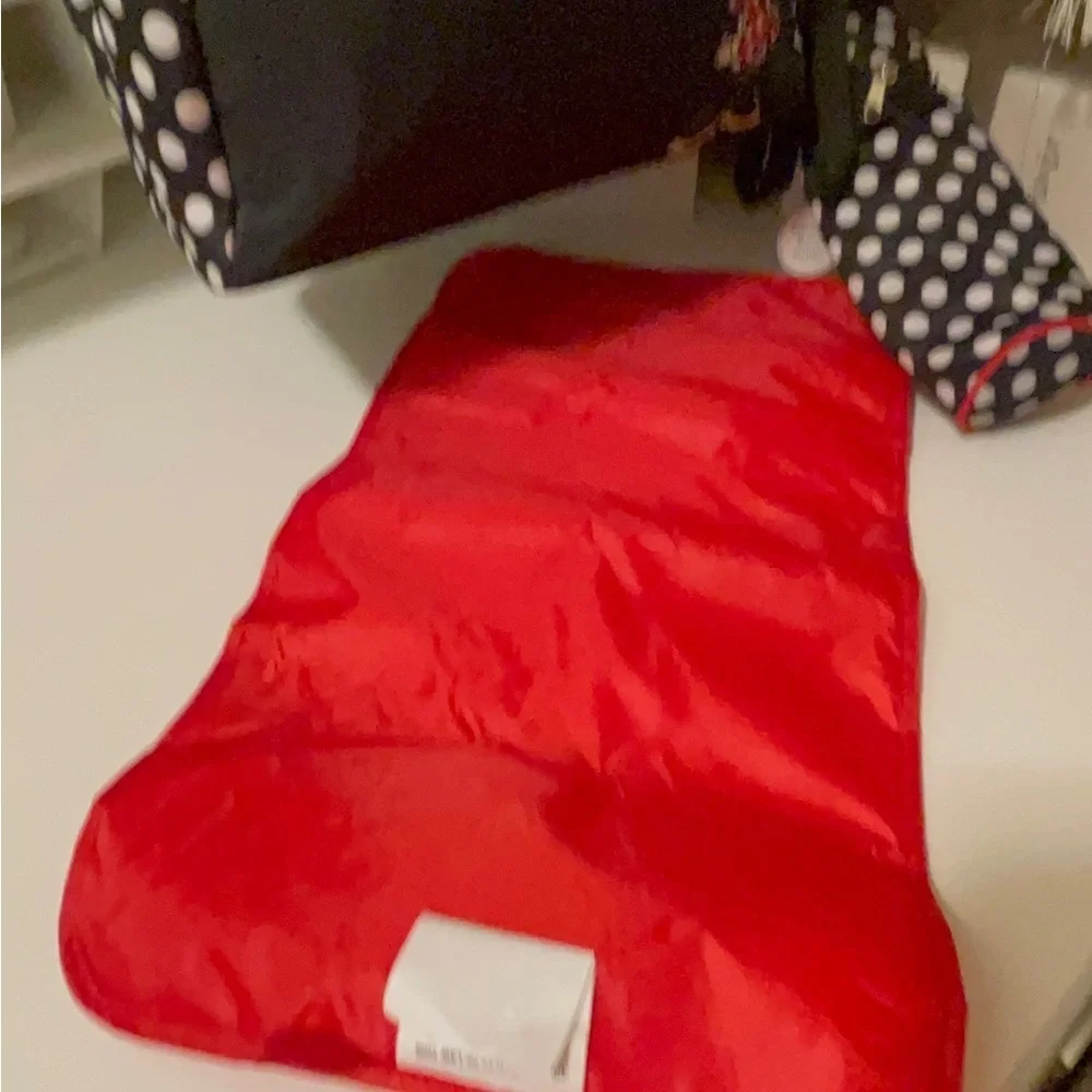 Disney Minnie Dots super cute diaper bag with a bottle holder& stroller straps